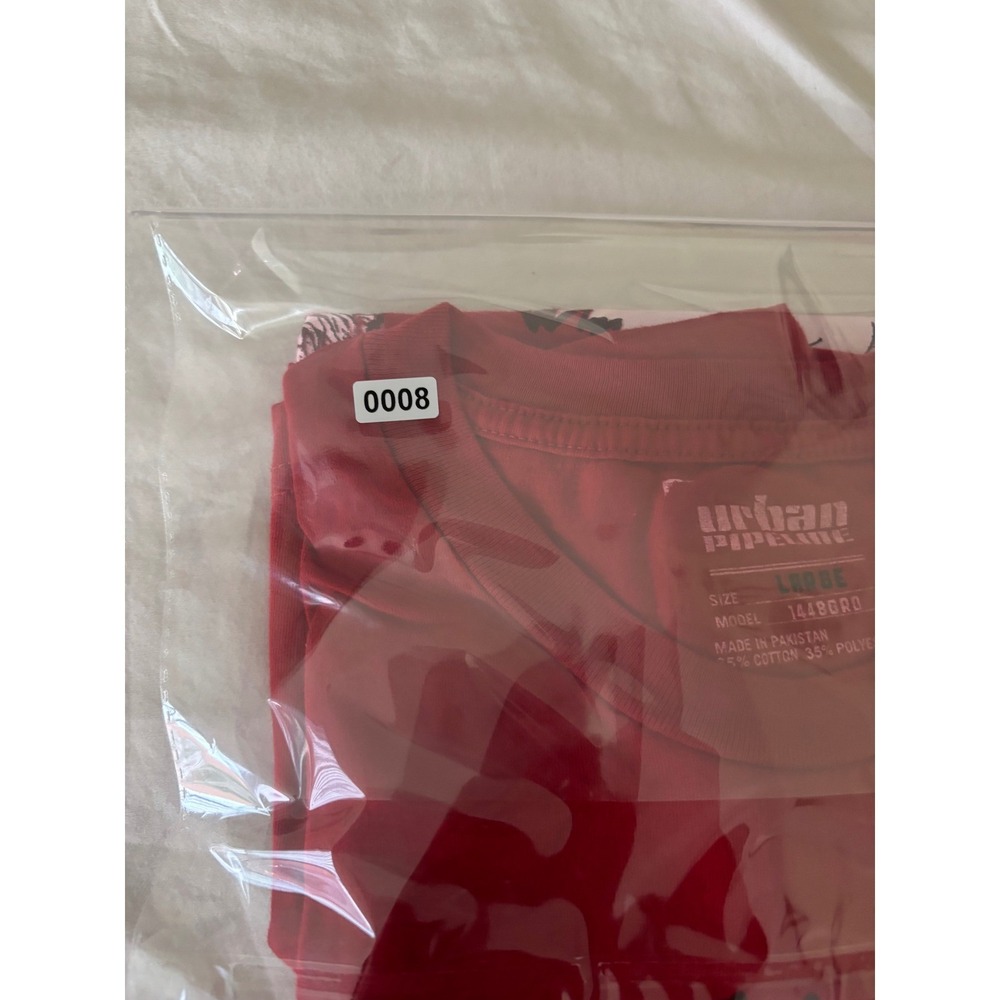 Urban Pipeline Graphic Tee Mens Large Red Excellent Santa Is My Ho-Ho-Homeboy - Picture 6 of 6